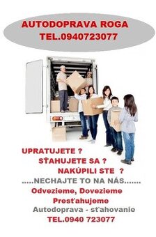 PREPRAVA,SŤAHOVANIE,VYPRATANIE NITRA,SR,EU