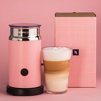 Nespresso Aeroccino 3 Candy Pink – naparovač mlieka