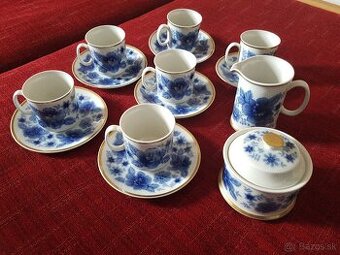Kompletná porcelánová kávová súrava Loučky