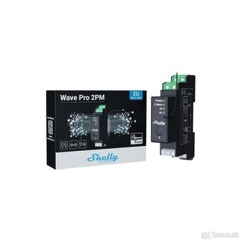 Shelly Wave Pro 2PM – Z-Wave, spínač – NOVÉ / OVP