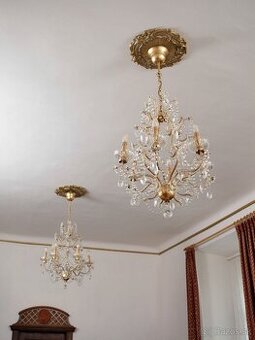 Luxusný taliansky krištáľový luster Mechini Firenze 3 kusy