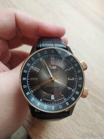 Predám automatické hodinky Vostok Gaz14 limousine dual time - 1