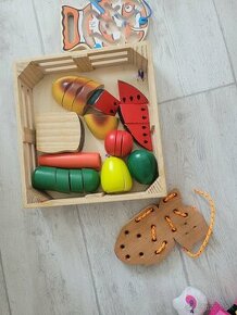 Značkové montessori hračky Hape, Melissa and dough