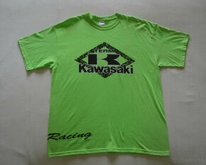 triko tričko zelené KAWASAKI