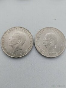 Strieborne mince Švedska a Danska