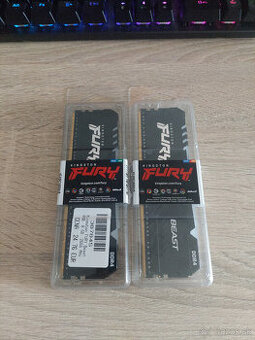 2 ks - Kingston FURY 8 GB DDR4 2666 MHz CL16 Beast RGB
