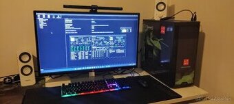 Predám herný PC s 32" monitorom Hp