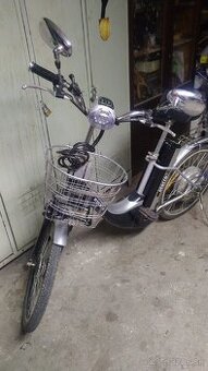 Retro elektrobicykel funkčný