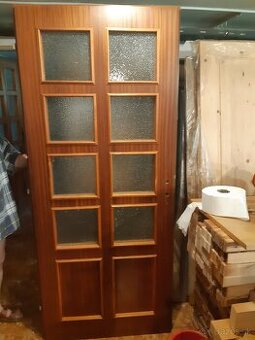 Interiérové dvere 80 cm pravé, sklo, krásny stav, BA