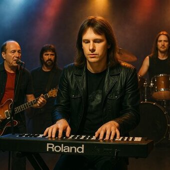 Klávesák tribute kapela Olympic Bratislava