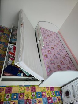 Detská postel s prístelkou 90x200