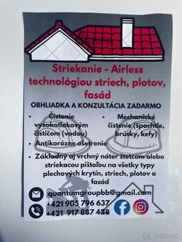 Striekanie - natieranie striech Postaráme sa o profe
