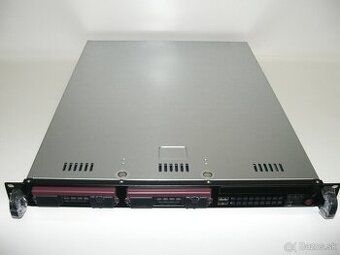 19" Supermicro 1HE Rack CSE-811TQ, 2x 3.5" SAS/SATA Hot-sw - 1