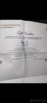 Predám poukaz do Budapešti pre 2 osoby