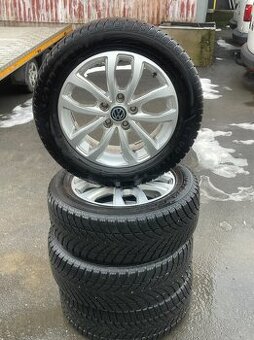 Alu kola VW 5x112 zimní pneu 235 55 R17 103V 6mm