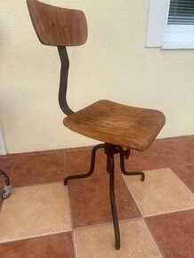 idustriálna vintage stolička - 1