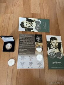 10€ minca Jozef Króner,pamätný list