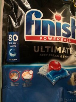 Kapsule do umyvačky riadu Finish 80
