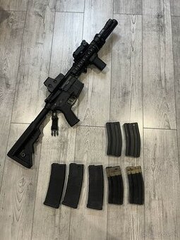 predám Delta Armory M4 AR15 MK18 ALPHA ETU Full metal Čiern