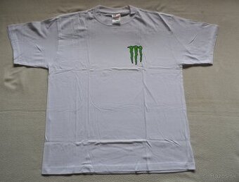 Predám kvalitné tričko biele Monster