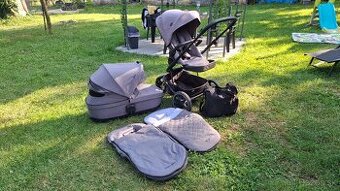 EASYWALKER Set XXL kočík kombinovaný Harvey3 Fossil Grey