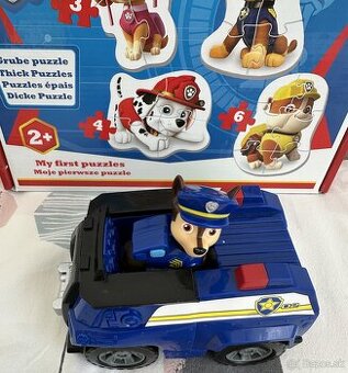 puzzle a auto PAW patrola za 10EUR