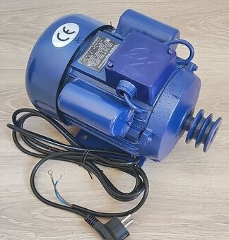 1 fázový elektromotor s remenicou 220V 1,5kW 1500ot.