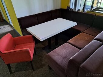 Barove sedenie gauč stoly kresla