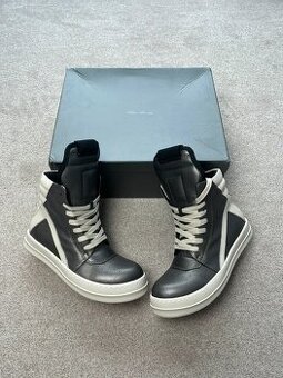 Rick Owens AW16 Mastodon Horse Leather Geobasket Sneakers 38