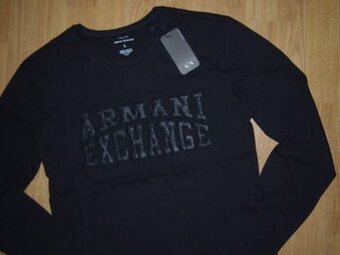 Armani Exchange pánske tričko s dlhým rukávom