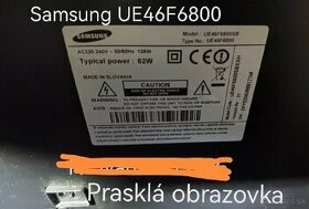 Predám všetky diely z TV Samsung UE46F6800.