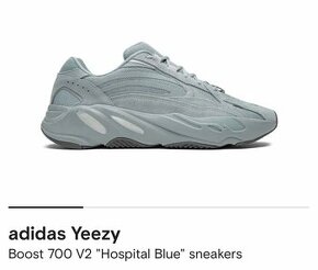 adidas Yeezy Tenisky Boost 700 V2 "Hospital Blue".