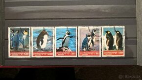 Poštové známky č.184 - Kambodža - tučniaky