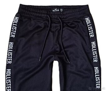 Pánske slim tepláky zn. Hollister, veľ. XS/S - čierne