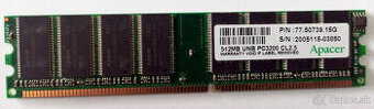 Apacer DDR-400 521MB PC3200 200MHz 2,6V