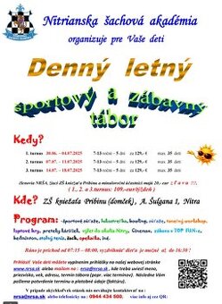 Letný denný tábor Nitra