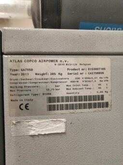 Kompresor Atlas Copco.