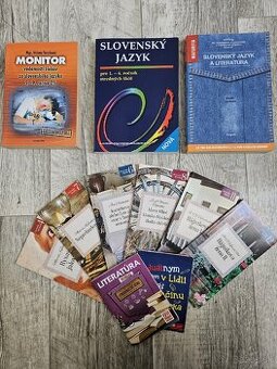 Predám knihy na maturitu a Monitor 9