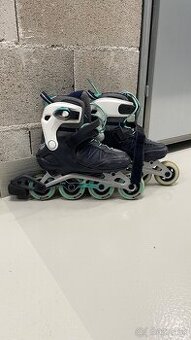 Dámske inline korčule Oxelo veľkosť 38 – veľmi zachovalé - 1