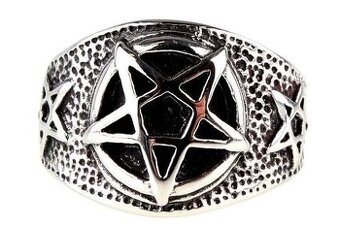 prsteň ETNOX - Pentagram