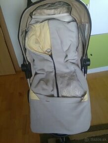 Športový kočík s fusakom+mix oblečenia