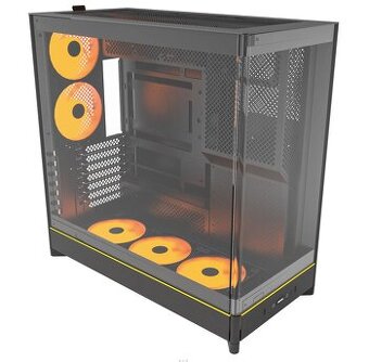 Skriňa, zdroj, AIO chladenie Montech - nové, nepoužité