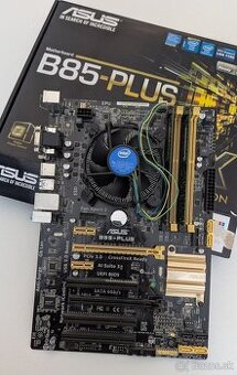 ASUS B85-PLUS + i5 4690 + 8/16GB