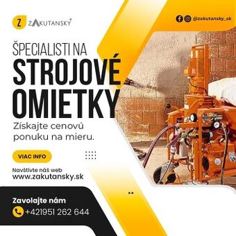 Kvalitne strojove omietky