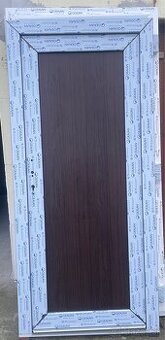 Plastove dvere Tmavy Dub biela