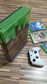 PREDÁM XBOX ONE S MINECRAFT EDITION 1 TB