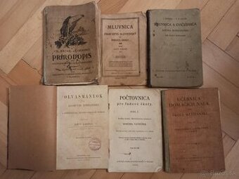 Staré školské učebnice (1892–1937) –originály pre zberateľov