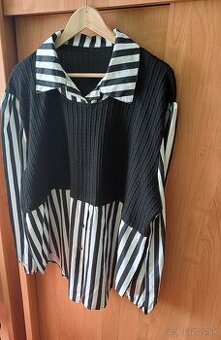 Bluzka s vestou pre moletky xxxl