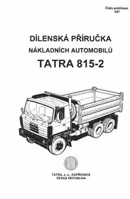 Dielenska priručka Tatra 815-2 EURO II EURO 2 - 1