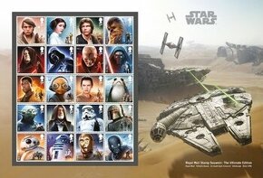 Star wars poštové známky